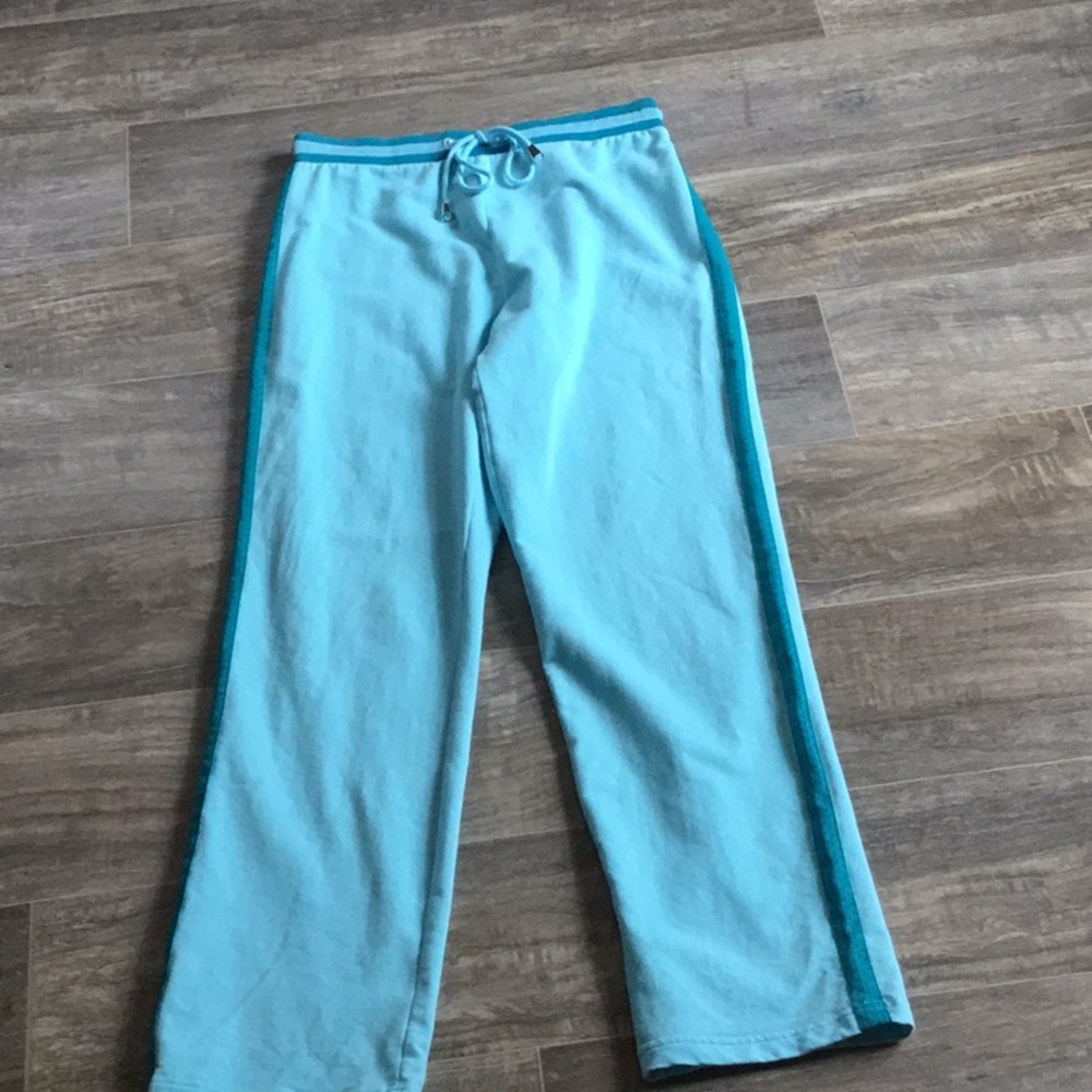 Sweat (joggers) pants size small two toned blue color